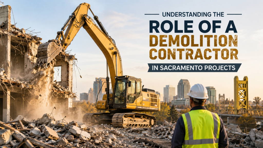Understanding the Role of a Demolition Contractor in Sacramento Projects